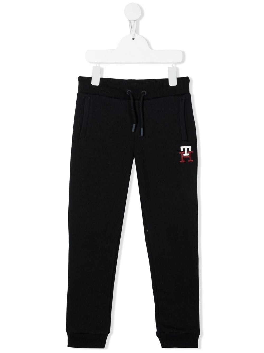 Tommy Hilfiger Junior Jogginghose mit Logo-Stickerei - Blau von Tommy Hilfiger Junior