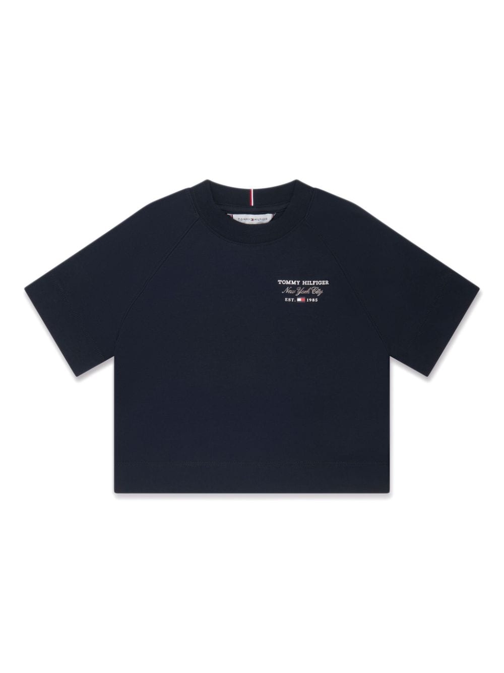 Tommy Hilfiger Junior T-Shirt mit Logo-Print - Blau von Tommy Hilfiger Junior