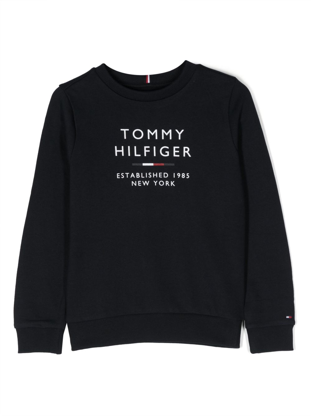 Tommy Hilfiger Junior Hoodie mit Logo-Print - Blau von Tommy Hilfiger Junior