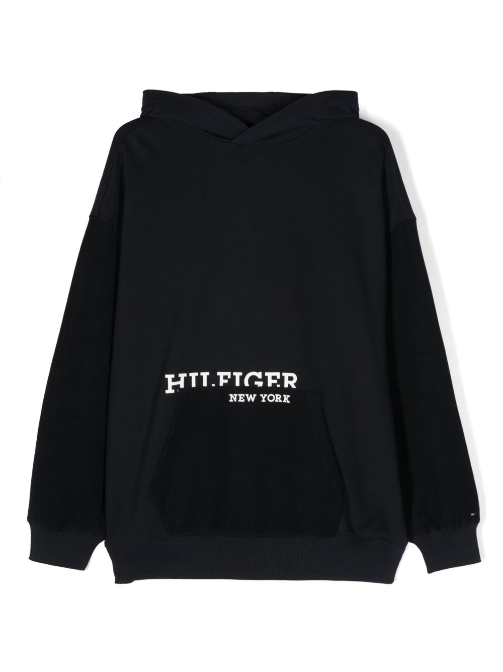 Tommy Hilfiger Junior Hoodie mit Logo-Print - Blau von Tommy Hilfiger Junior