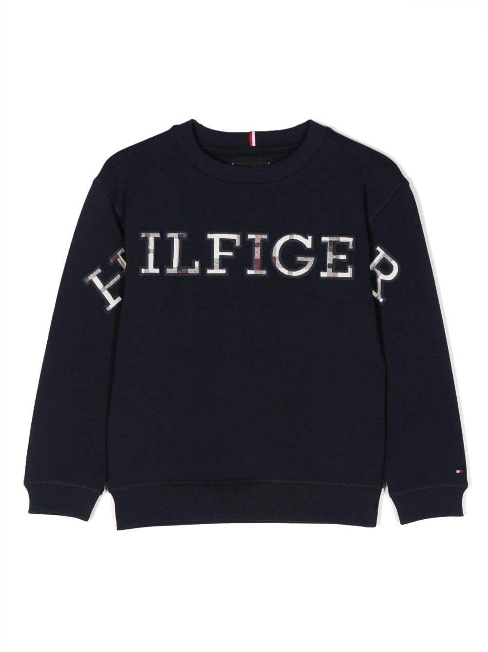 Tommy Hilfiger Junior Sweatshirt mit Logo-Print - Blau von Tommy Hilfiger Junior