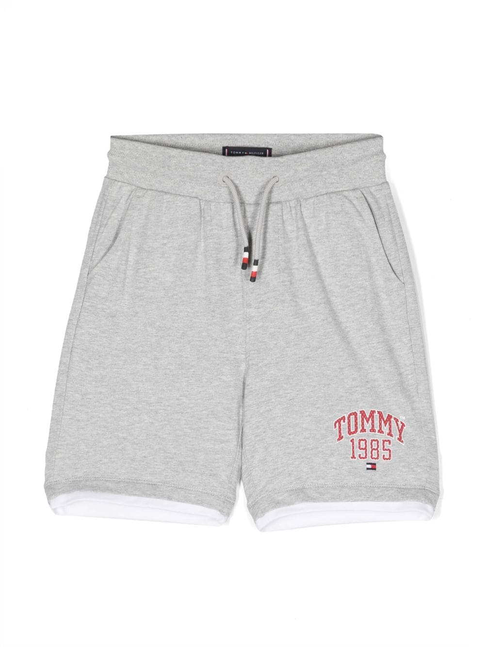 Tommy Hilfiger Junior Shorts mit Kordelzug - Grau von Tommy Hilfiger Junior