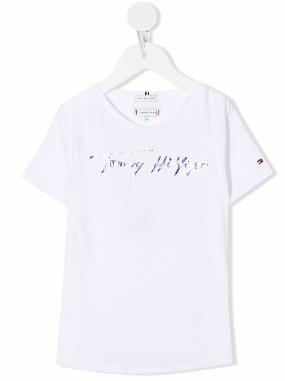 Tommy Hilfiger Junior T-Shirt aus Bio-Baumwolle - Weiß von Tommy Hilfiger Junior