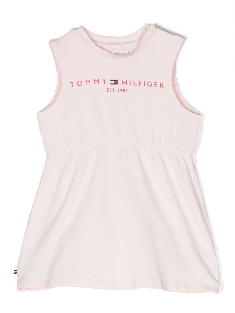 Tommy Hilfiger Junior Ärmelloses Kleid mit Logo-Print - Rosa von Tommy Hilfiger Junior