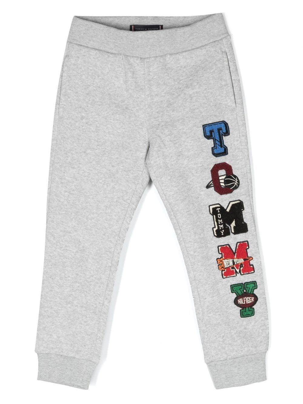 Tommy Hilfiger Junior Jogginghose mit Logo-Print - Grau von Tommy Hilfiger Junior