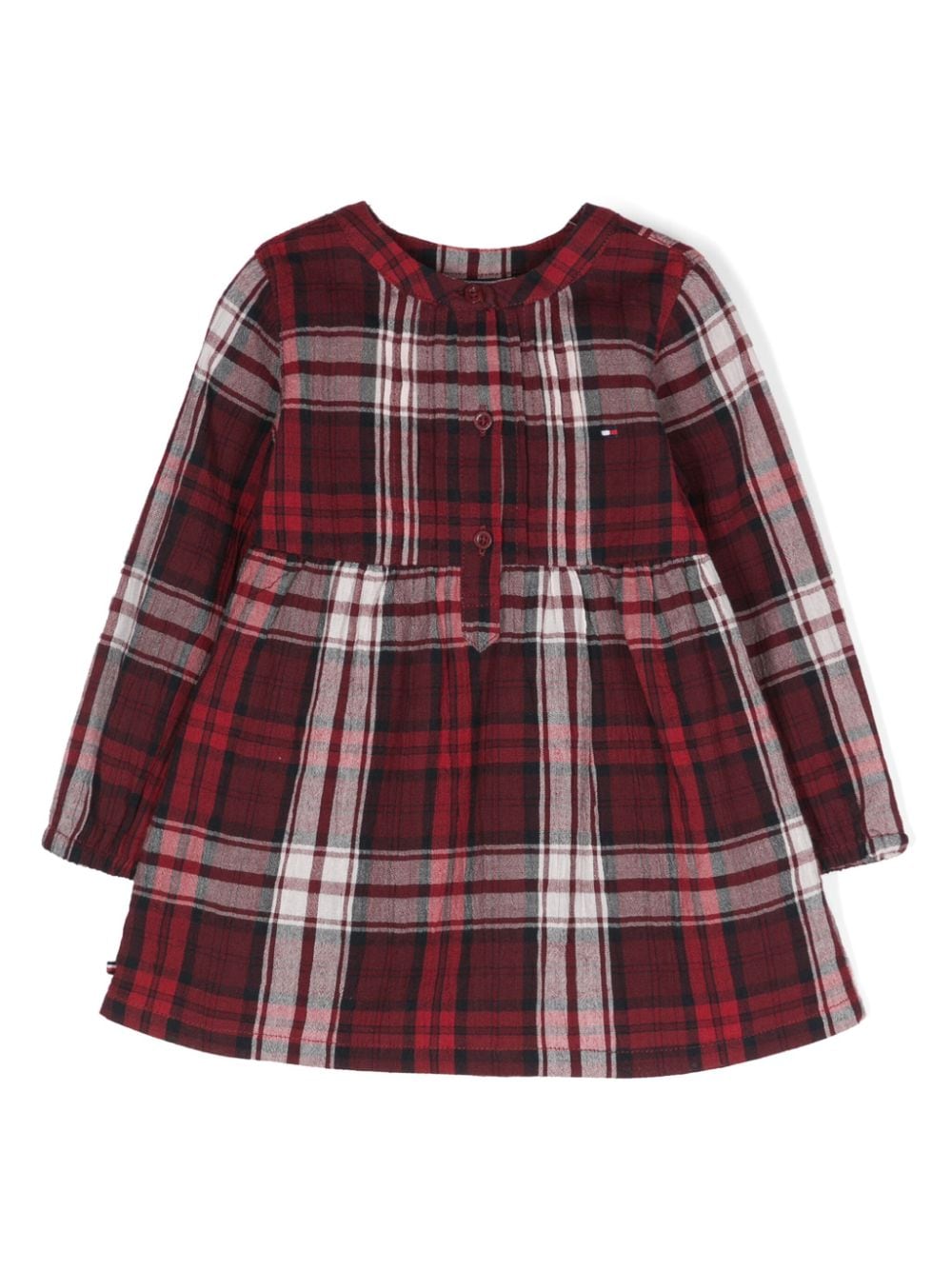 Tommy Hilfiger Junior Kariertes Kleid - Rot von Tommy Hilfiger Junior