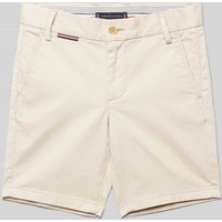 Tommy Hilfiger Kids Bermudas mit französischen Eingrifftaschen in Beige, Größe 110 von Tommy Hilfiger Kids