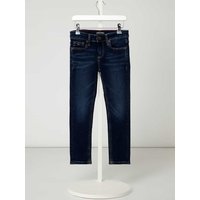 Tommy Hilfiger Kids Slim Fit Jeans aus Baumwoll-Elasthan-Mix in Jeansblau, Größe 92 von Tommy Hilfiger Kids