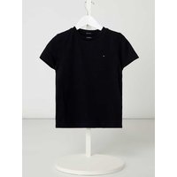 Tommy Hilfiger Kids T-Shirt aus Organic Cotton mit Logo-Details in Marine, Größe 104 von Tommy Hilfiger Kids