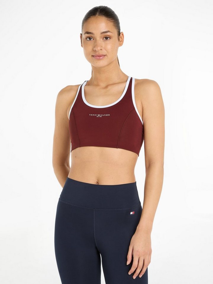 Tommy Hilfiger Sport Sport-Bustier ESSENTIALS MINI CORP MID INT BRA mit Trägern für mittelstarken Halt, Racerback von Tommy Hilfiger Sport