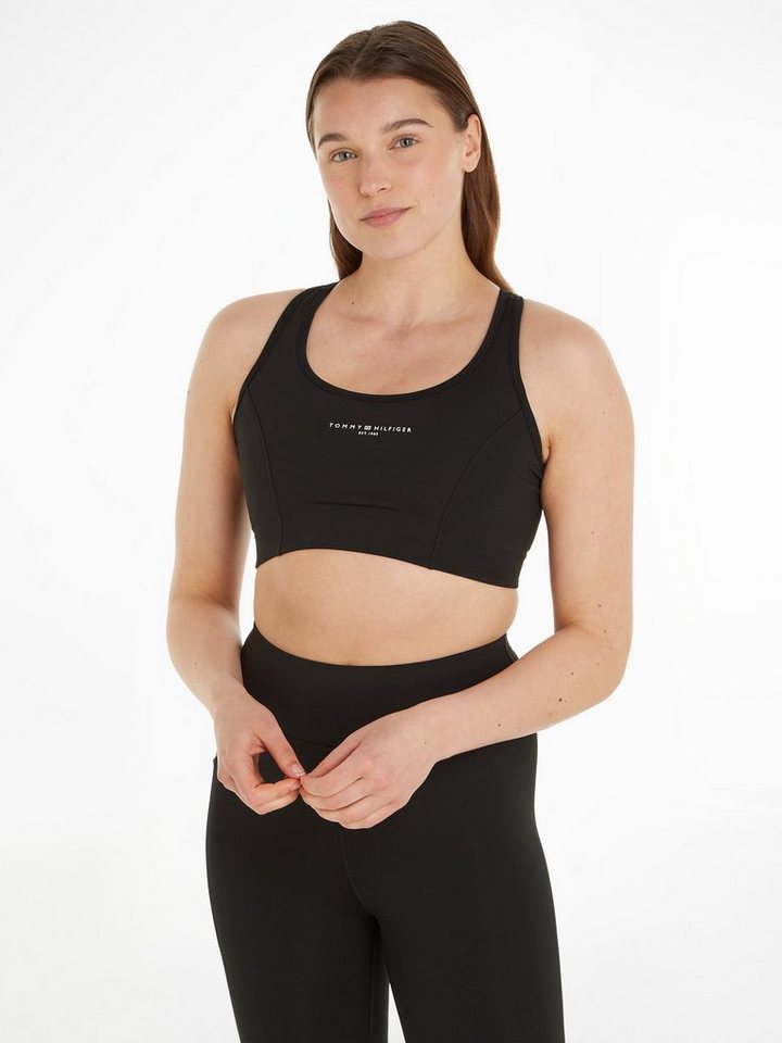 Tommy Hilfiger Sport Sport-Bustier ESSENTIALS MINI CORP MID INT BRA mit Trägern für mittelstarken Halt, Racerback von Tommy Hilfiger Sport