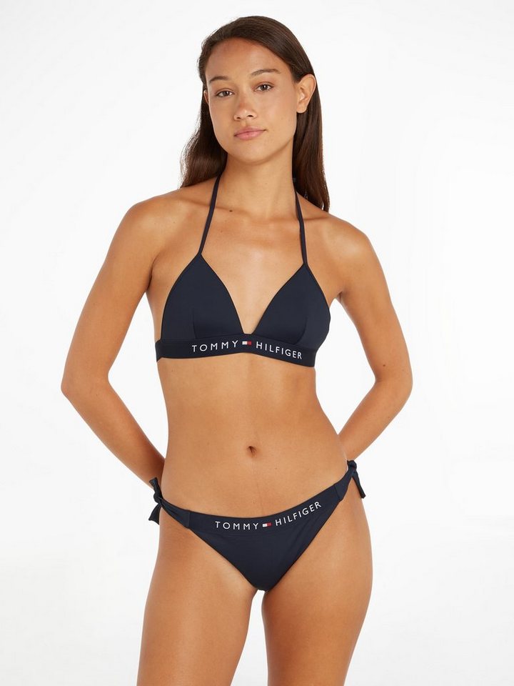 Tommy Hilfiger Swimwear Bikini-Hose TH SIDE TIE CHEEKY BIKINI mit seitlichen Knotendetails von Tommy Hilfiger Swimwear