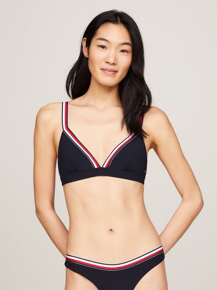 Tommy Hilfiger Swimwear Triangel-Bikini-Top TRIANGLE RP, mit Rippenstruktur von Tommy Hilfiger Swimwear