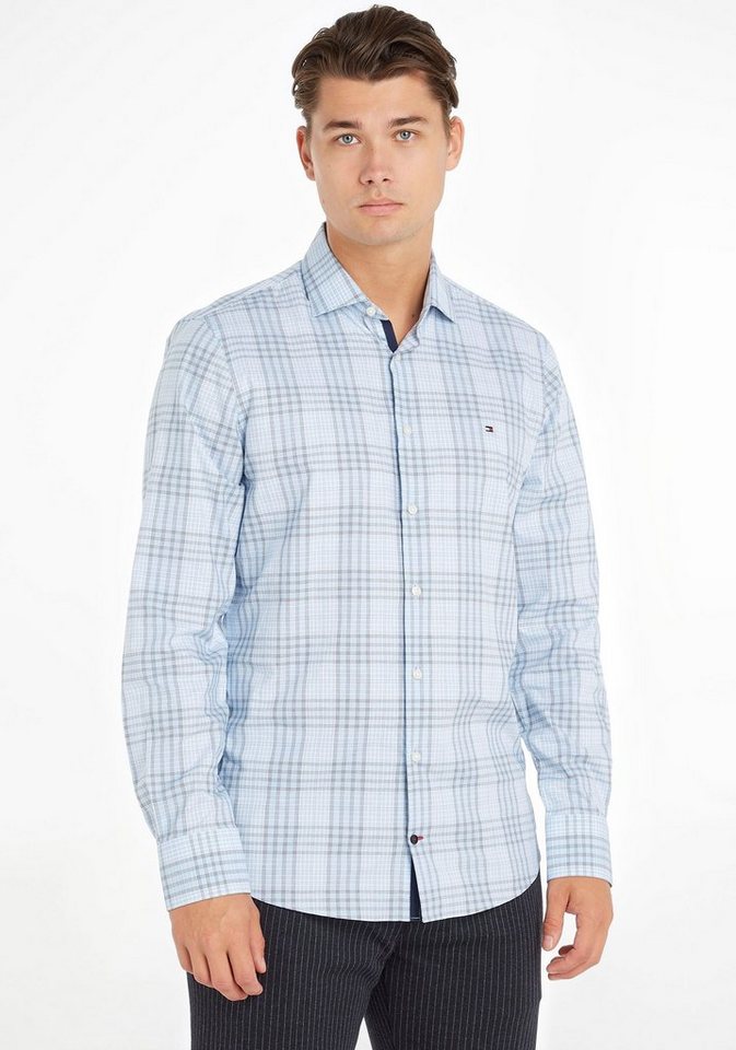 Tommy Hilfiger TAILORED Langarmhemd CL STRETCH GLEN CHECK SF SHIRT von Tommy Hilfiger TAILORED