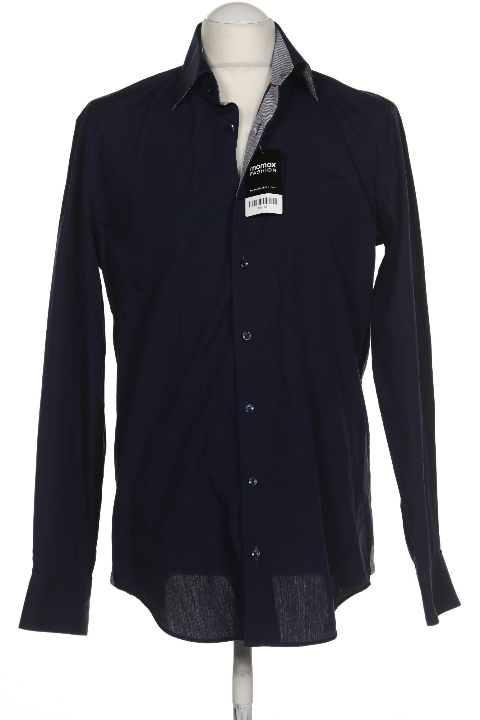 Tommy Hilfiger Tailored Herren Hemd, marineblau von Tommy Hilfiger Tailored