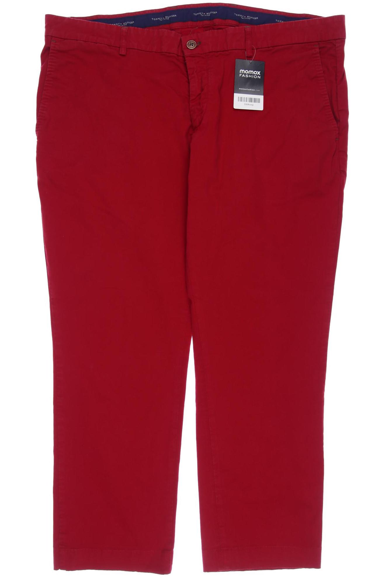 Tommy Hilfiger Tailored Herren Stoffhose, rot von Tommy Hilfiger Tailored