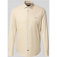 Tommy Hilfiger Tailored Slim Fit Businesshemd aus Baumwoll-Mix in Beige, Größe 41 Tommy Hilfiger Tailored Slim Fit Businesshemd aus Baumwoll-Mix in Beige, Größe 41 von Tommy Hilfiger Tailored