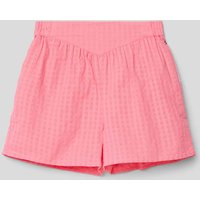 Tommy Hilfiger Teens Bermudas mit Strukturmuster in Pink, Größe 140 von Tommy Hilfiger Teens