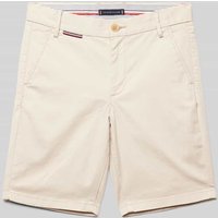 Tommy Hilfiger Teens Bermudas mit französischen Eingrifftaschen in Beige, Größe 152 von Tommy Hilfiger Teens