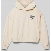 Tommy Hilfiger Teens Hoodie mit Logo-Stitching Modell 'SCRIPT' in Beige, Größe 164 Tommy Hilfiger Teens Hoodie mit Logo-Stitching Modell 'SCRIPT' in Beige, Größe 164 von Tommy Hilfiger Teens