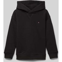 Tommy Hilfiger Teens Hoodie mit Logo-Stitching Modell 'TIMELESS' in Black, Größe 140 Tommy Hilfiger Teens Hoodie mit Logo-Stitching Modell 'TIMELESS' in Black, Größe 140 von Tommy Hilfiger Teens