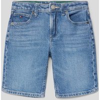 Tommy Hilfiger Teens Jeansshorts mit Label-Detail in Bleu, Größe 152 von Tommy Hilfiger Teens