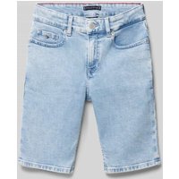 Tommy Hilfiger Teens Jeansshorts mit Label-Detail in Bleu, Größe 164 von Tommy Hilfiger Teens