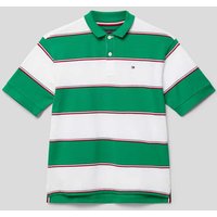 Tommy Hilfiger Teens Poloshirt mit Logo-Stickerei Modell 'GLOBAL' in Gruen, Größe 164 Tommy Hilfiger Teens Poloshirt mit Logo-Stickerei Modell 'GLOBAL' in Gruen, Größe 164 von Tommy Hilfiger Teens