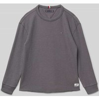 Tommy Hilfiger Teens Regular Fit Langarmshirt in Waffel-Optik in Graphit, Größe 152 Tommy Hilfiger Teens Regular Fit Langarmshirt in Waffel-Optik in Graphit, Größe 152 von Tommy Hilfiger Teens