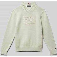 Tommy Hilfiger Teens Regular Fit Strickpullover aus reiner Baumwolle Modell 'TOMMY' in Schilf, Größe 164 Tommy Hilfiger Teens Regular Fit Strickpullover aus reiner Baumwolle Modell 'TOMMY' in Schilf, Größe 164 von Tommy Hilfiger Teens