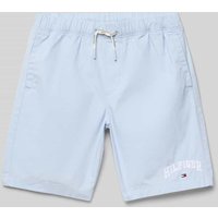 Tommy Hilfiger Teens Shorts mit Label-Stitching in Bleu, Größe 164 Tommy Hilfiger Teens Shorts mit Label-Stitching in Bleu, Größe 164 von Tommy Hilfiger Teens