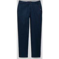 Tommy Hilfiger Teens Slim Fit Chino aus Baumwoll-Mix in Marine, Größe 128 von Tommy Hilfiger Teens