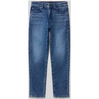 Tommy Hilfiger Teens Straight Fit Jeans aus Baumwoll-Mix in Blau, Größe 164 von Tommy Hilfiger Teens