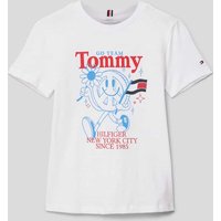 Tommy Hilfiger Teens Regular Fit T-Shirt mit Label-Print Modell 'FUN' in Weiss, Größe 164 Tommy Hilfiger Teens Regular Fit T-Shirt mit Label-Print Modell 'FUN' in Weiss, Größe 164 von Tommy Hilfiger Teens