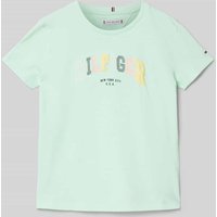 Tommy Hilfiger Teens T-Shirt mit Label-Stitching Modell 'VARSITY' in Mint, Größe 140 Tommy Hilfiger Teens T-Shirt mit Label-Stitching Modell 'VARSITY' in Mint, Größe 140 von Tommy Hilfiger Teens