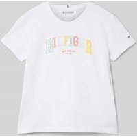 Tommy Hilfiger Teens T-Shirt mit Label-Stitching Modell 'VARSITY' in Weiss, Größe 140 Tommy Hilfiger Teens T-Shirt mit Label-Stitching Modell 'VARSITY' in Weiss, Größe 140 von Tommy Hilfiger Teens
