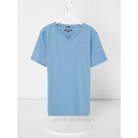 Tommy Hilfiger Teens T-Shirt mit Logo-Stickerei in Hellblau, Größe 140 von Tommy Hilfiger Teens