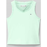 Tommy Hilfiger Teens Tanktop mit Label-Stitching in Mint, Größe 140 Tommy Hilfiger Teens Tanktop mit Label-Stitching in Mint, Größe 140 von Tommy Hilfiger Teens