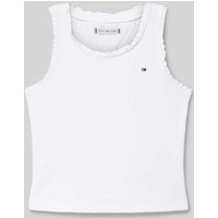 Tommy Hilfiger Teens Tanktop mit Label-Stitching in Weiss, Größe 176 Tommy Hilfiger Teens Tanktop mit Label-Stitching in Weiss, Größe 176 von Tommy Hilfiger Teens