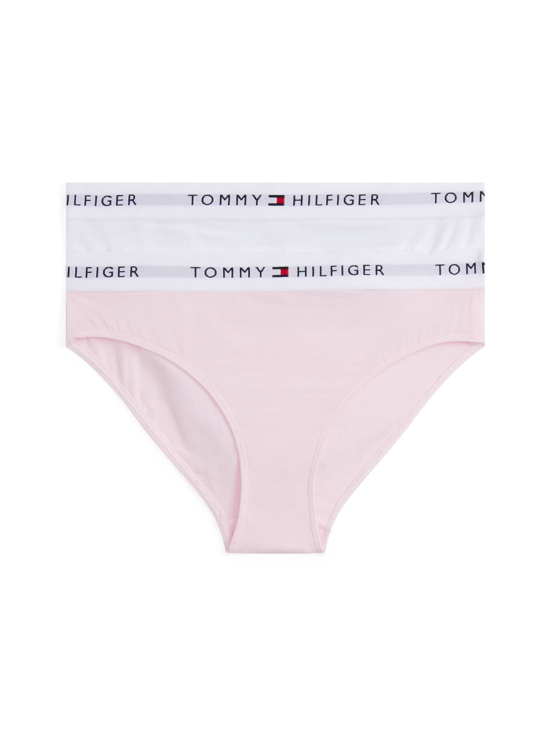 Tommy Hilfiger Underwear Bikinislip "2 PK BIKINI mit elastischem Bund im 2er-Pack" Packung, 2er-Pack, 2 Stk. tlg., unifarben, casual, körpernah, Baumwollmix von Tommy Hilfiger Underwear