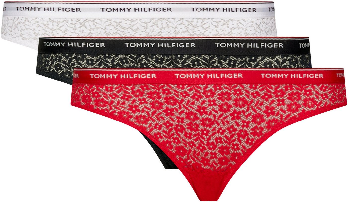 Tommy Hilfiger Underwear Bikinislip 3 PACK BIKINI LACE (EXT SIZES) (Packung, 3er-Pack) mit Tommy Hilfiger Logobund von Tommy Hilfiger Underwear