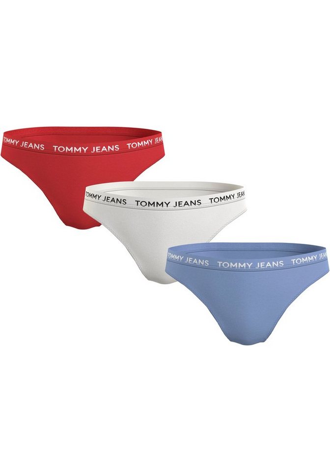 Tommy Hilfiger Underwear Bikinislip 3P CLASSIC BIKINI (Packung, 3-St., 3er) mit Tommy Jeans Logo-Elastikbund von Tommy Hilfiger Underwear