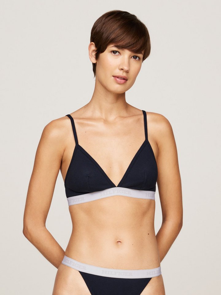 Tommy Hilfiger Underwear Bralette-BH RP TRIANGLE (EXT. SIZES) mit Logoschriftzug von Tommy Hilfiger Underwear