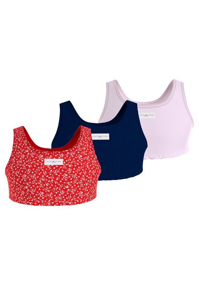 Tommy Hilfiger Underwear Bustier 3P BRALETTE (Packung, 3er-Pack) mit leichter Wellenkante am Saum von Tommy Hilfiger Underwear