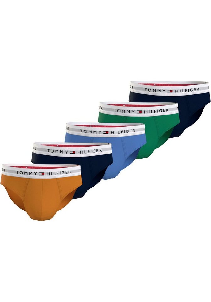 Tommy Hilfiger Underwear Jazz-Pants Slips 5P BRIEF (Packung, 5-St., 5er-Pack) mit Tommy Hilfiger Logo-Elastikbund von Tommy Hilfiger Underwear