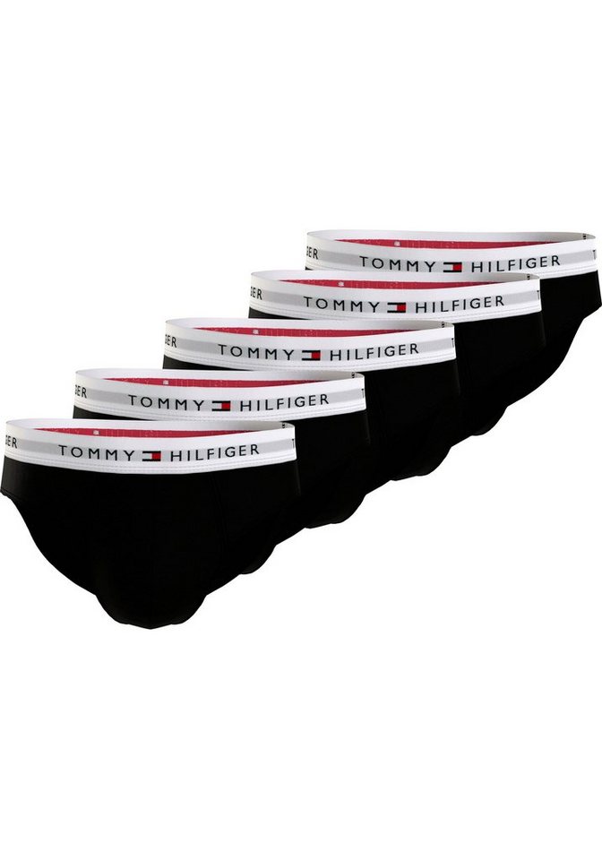 Tommy Hilfiger Underwear Jazz-Pants Slips 5P BRIEF (Packung, 5-St., 5er-Pack) mit Tommy Hilfiger Logo-Elastikbund von Tommy Hilfiger Underwear