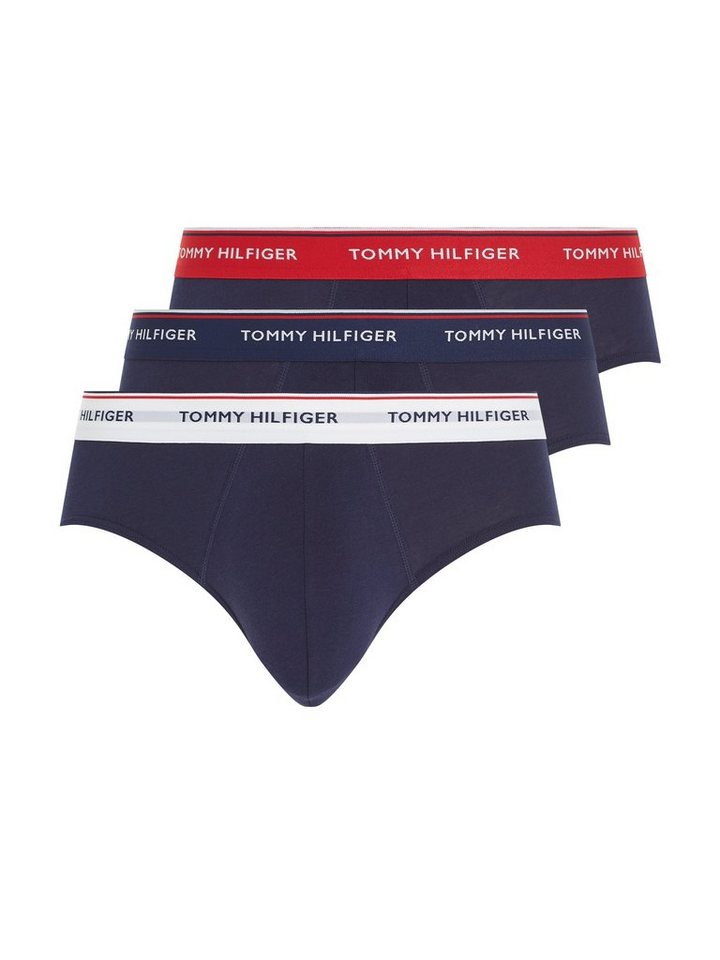 Tommy Hilfiger Underwear Slip 3P BRIEF (Packung, 3-St., 3er-Pack) mit Logo-Elastikbund von Tommy Hilfiger Underwear