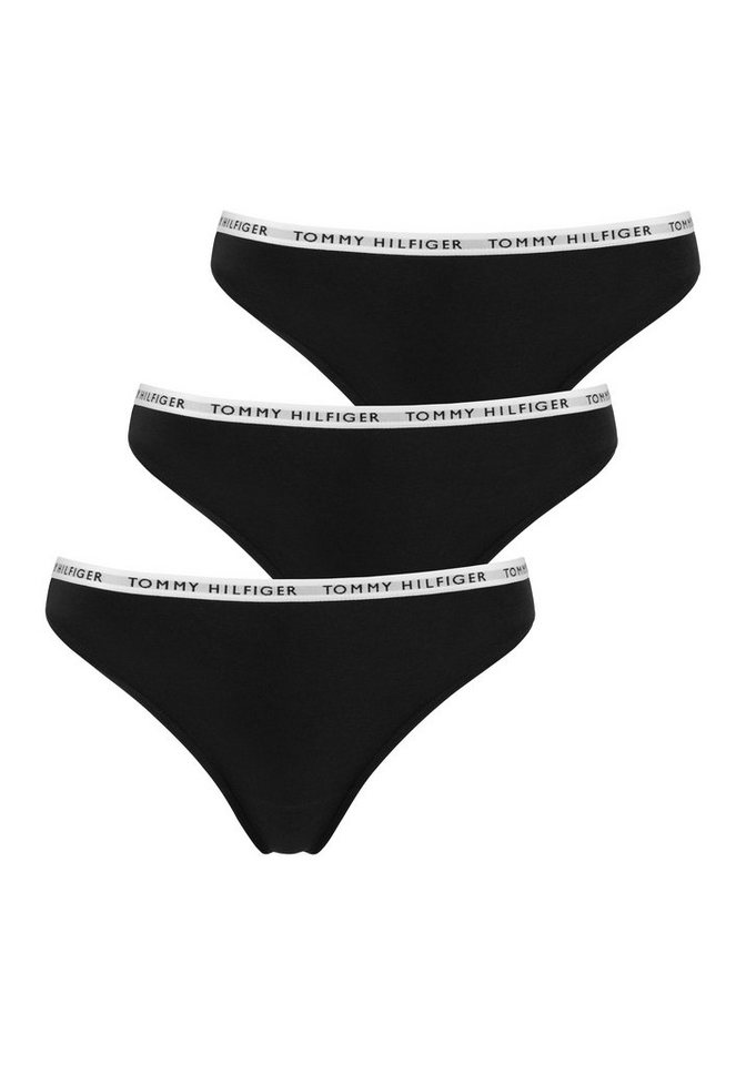 Tommy Hilfiger Underwear T-String (3-St) mit schmalem Logobündchen von Tommy Hilfiger Underwear