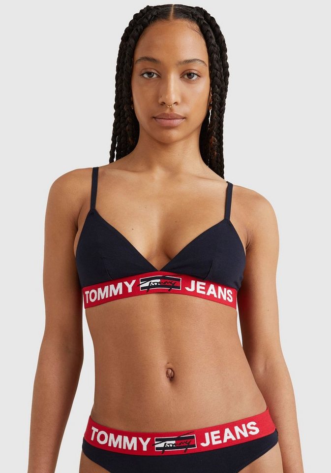 Tommy Hilfiger Underwear Triangel-BH TRIANGLE BRALETTE UNLINED mit Tommy Hilfiger Logo-Schriftzug auf dem Elastiktape von Tommy Hilfiger Underwear