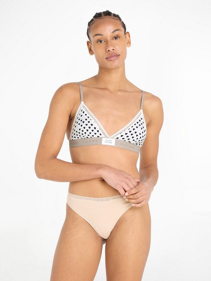 Tommy Hilfiger Underwear Bralette-BH TRIANGLE PRINT mit modischem Logobund von Tommy Hilfiger Underwear